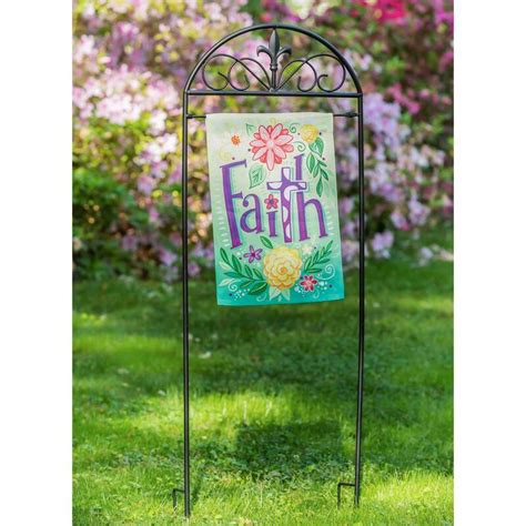 Fleur de Lis Garden Flag Arbor Stand 